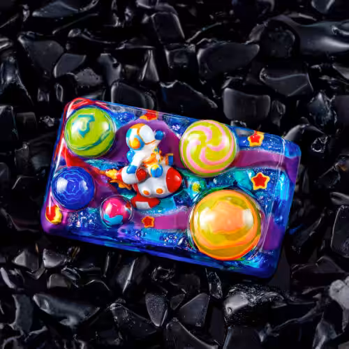 jellykey crystal veil astro custom keycaps 312