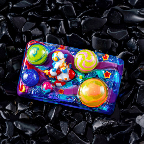 jellykey crystal veil astro custom keycaps 312