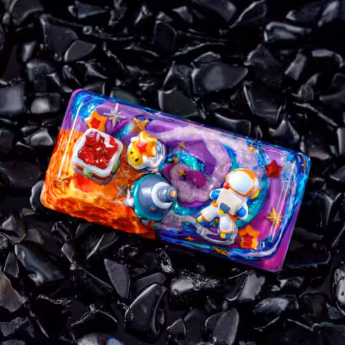 jellykey crystal veil astro custom keycaps 313