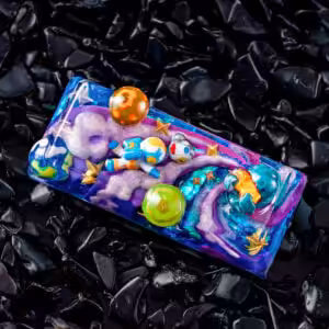 jellykey crystal veil astro custom keycaps 314