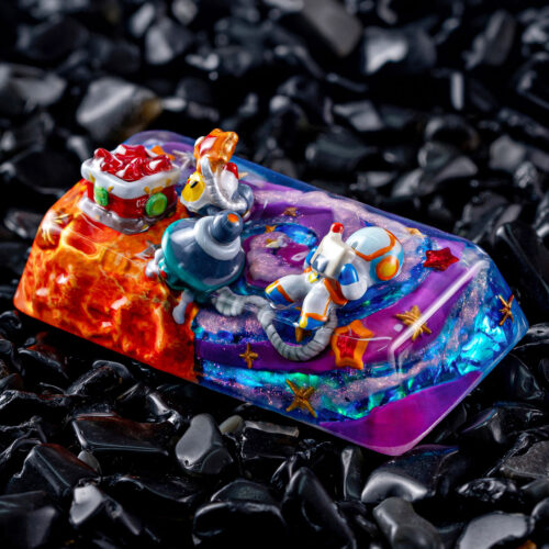 jellykey crystal veil astro custom keycaps 323