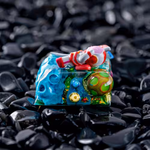jellykey crystal veil astro custom keycaps 400