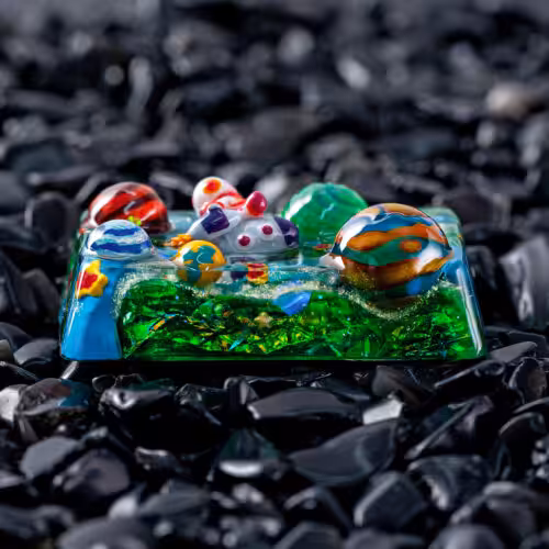 jellykey crystal veil astro custom keycaps 402