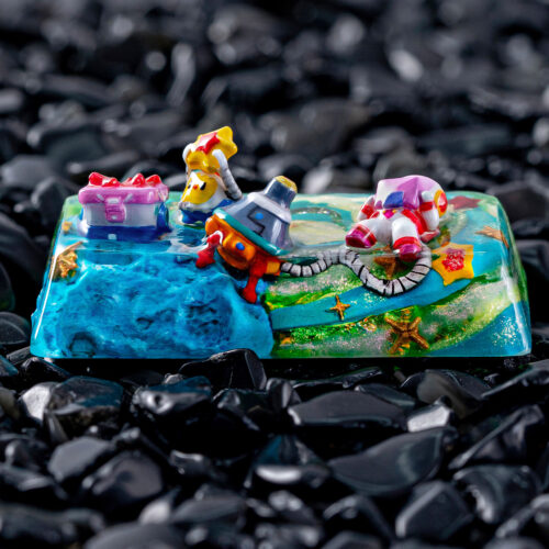 jellykey crystal veil astro custom keycaps 403