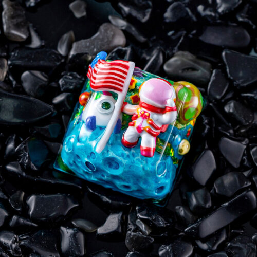 jellykey crystal veil astro custom keycaps 410