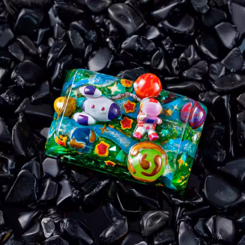 jellykey crystal veil astro custom keycaps 411