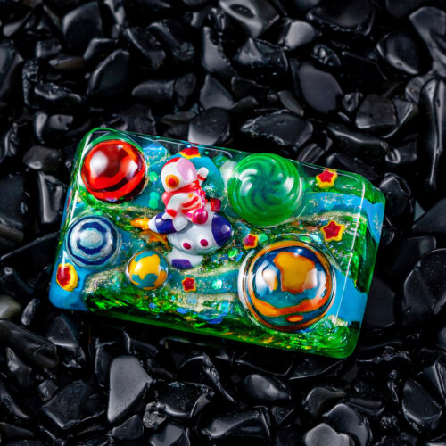 jellykey crystal veil astro custom keycaps 412