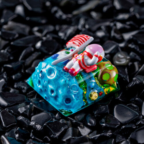 jellykey crystal veil astro custom keycaps 420