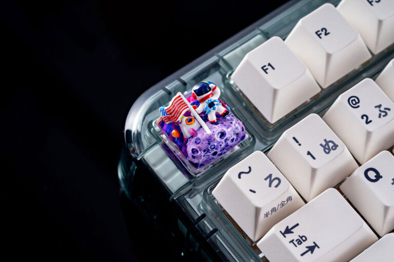 jellykey crystal veil astro custom keycaps 503