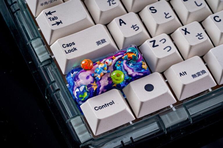 jellykey crystal veil astro custom keycaps 518