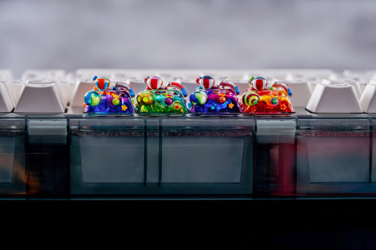 jellykey crystal veil astro custom keycaps 519