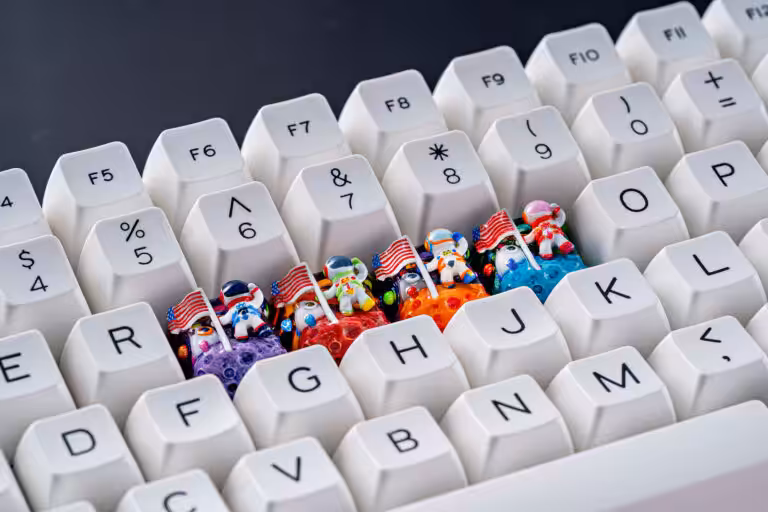 jellykey crystal veil astro custom keycaps 520