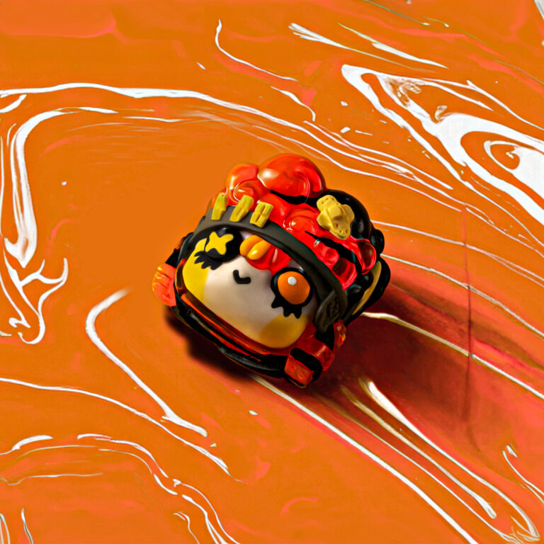 jellykey raffle orange creamsicle keycaps 0009