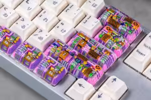 jellykey 8bit series 5 custom keycaps 079