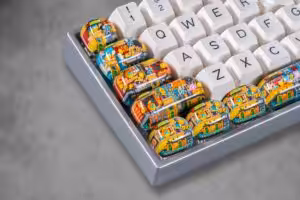 jellykey 8bitv series custom keycaps 0827