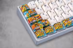 jellykey 8bitv series custom keycaps 0834