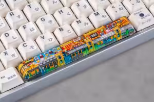 jellykey 8bitv series custom keycaps 0835
