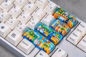 jellykey 8bitv series custom keycaps 0846