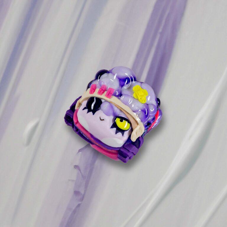 jellykey tyrianpurple custom keycaps 780