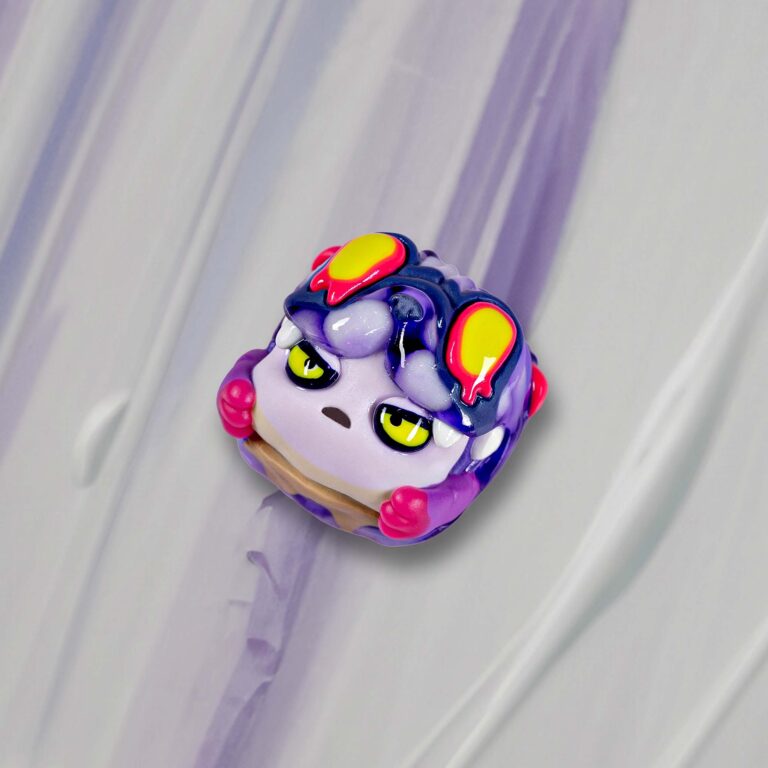 jellykey tyrianpurple custom keycaps 781