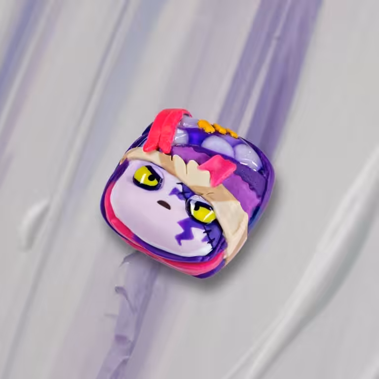 jellykey tyrianpurple custom keycaps 782