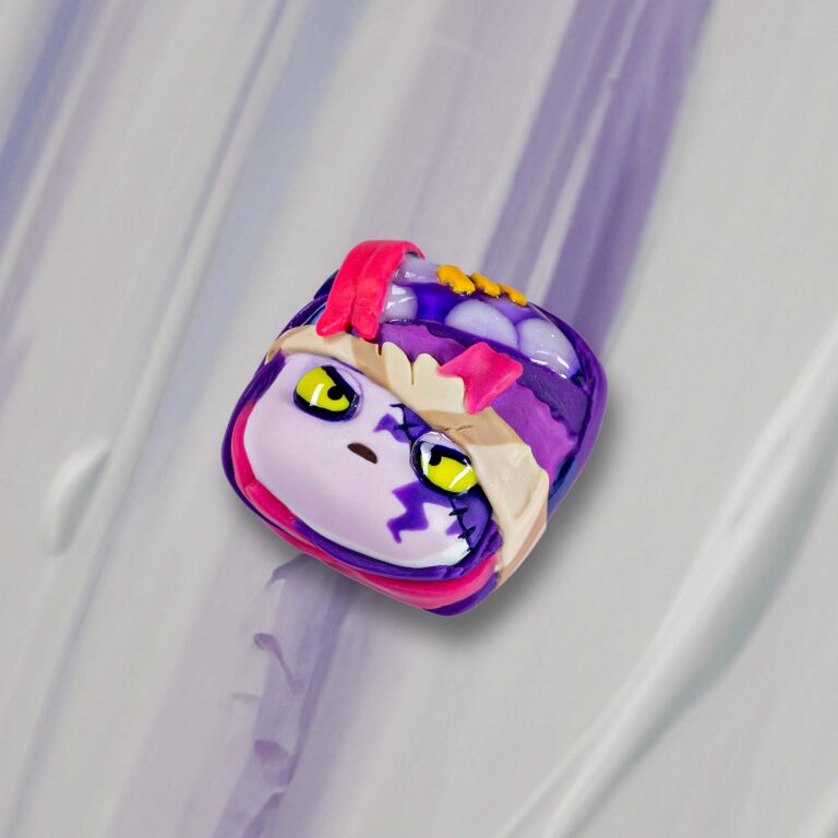 jellykey tyrianpurple custom keycaps 782