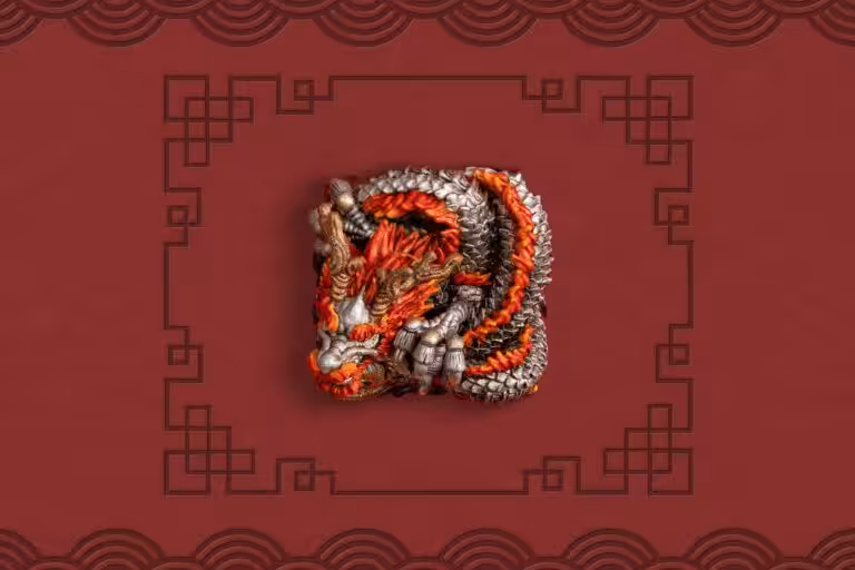 jellykey dragon sigil custom keycaps 207