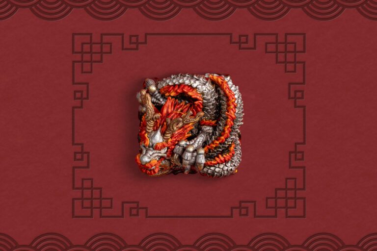 jellykey dragon sigil custom keycaps 207