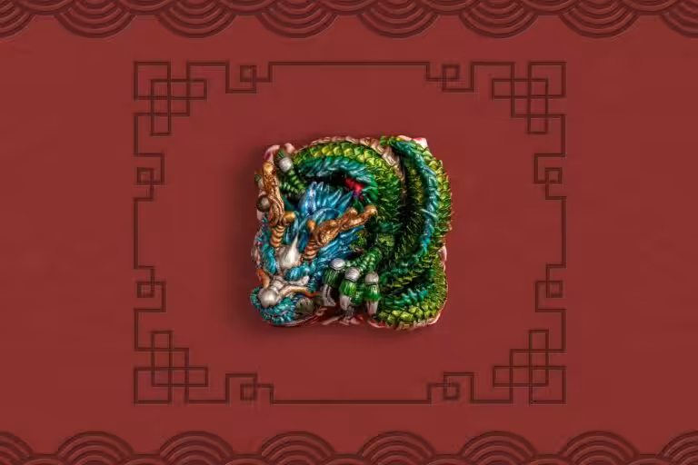 jellykey dragon sigil custom keycaps 209