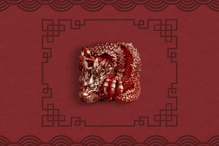 jellykey dragon sigil custom keycaps 213