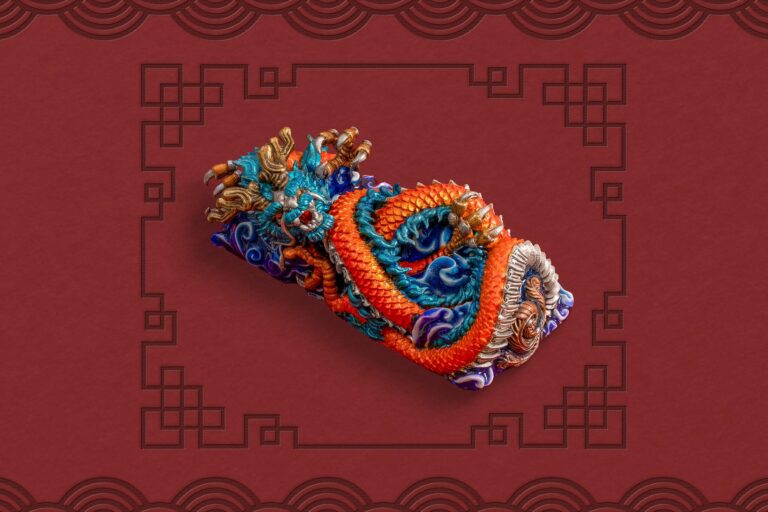 jellykey dragon sigil custom keycaps 217