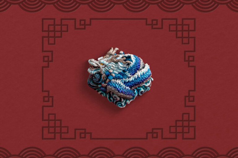 jellykey dragon sigil custom keycaps 222