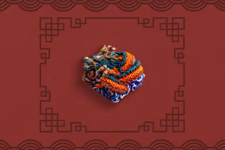 jellykey dragon sigil custom keycaps 224