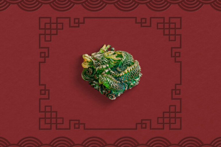 jellykey dragon sigil custom keycaps 226