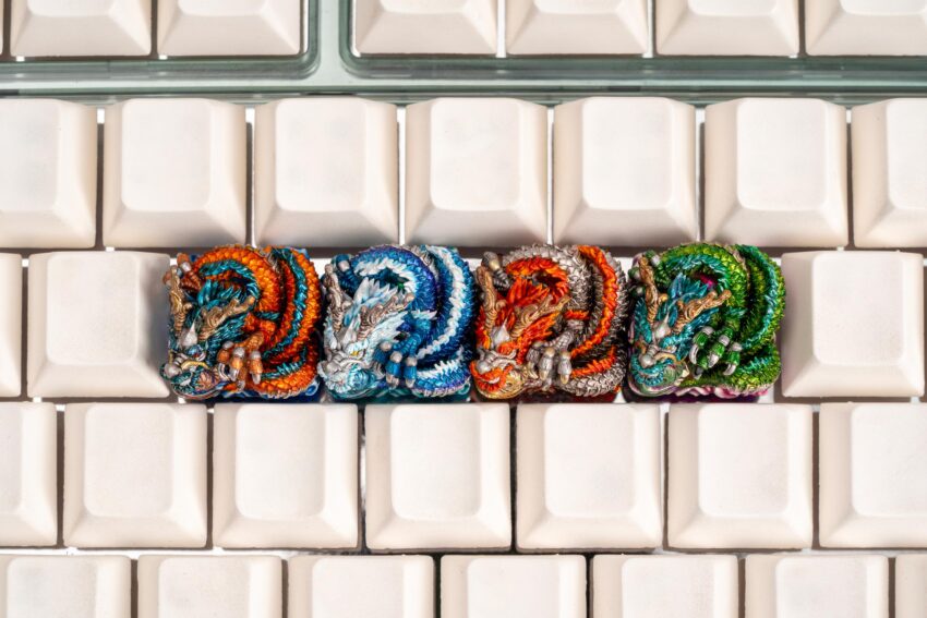 jellykey dragon sigil custom keycaps 231