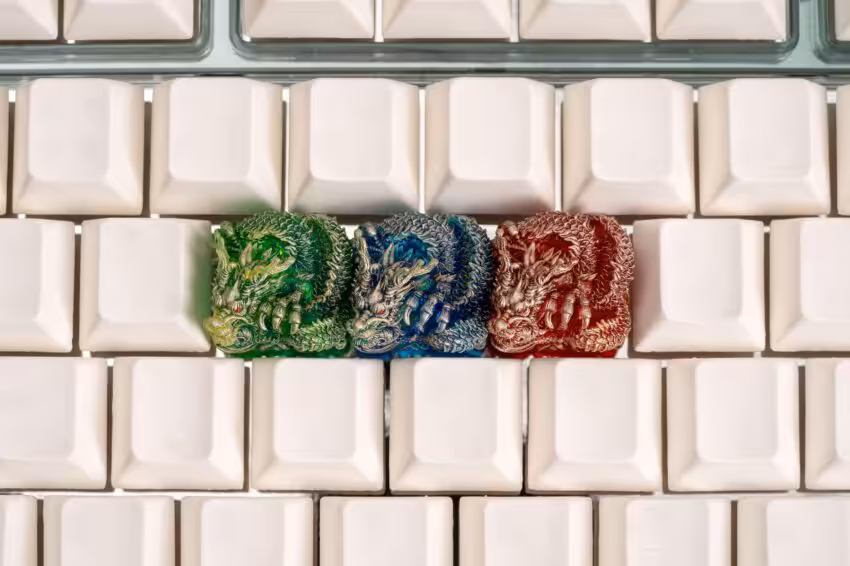 jellykey dragon sigil custom keycaps 232