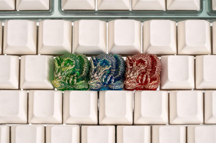 jellykey dragon sigil custom keycaps 232