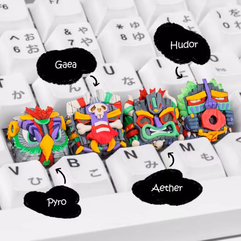 untouched civilization custom keycaps 159