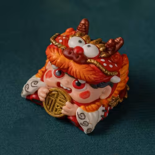 The Year Of The Dragon artisan keycaps