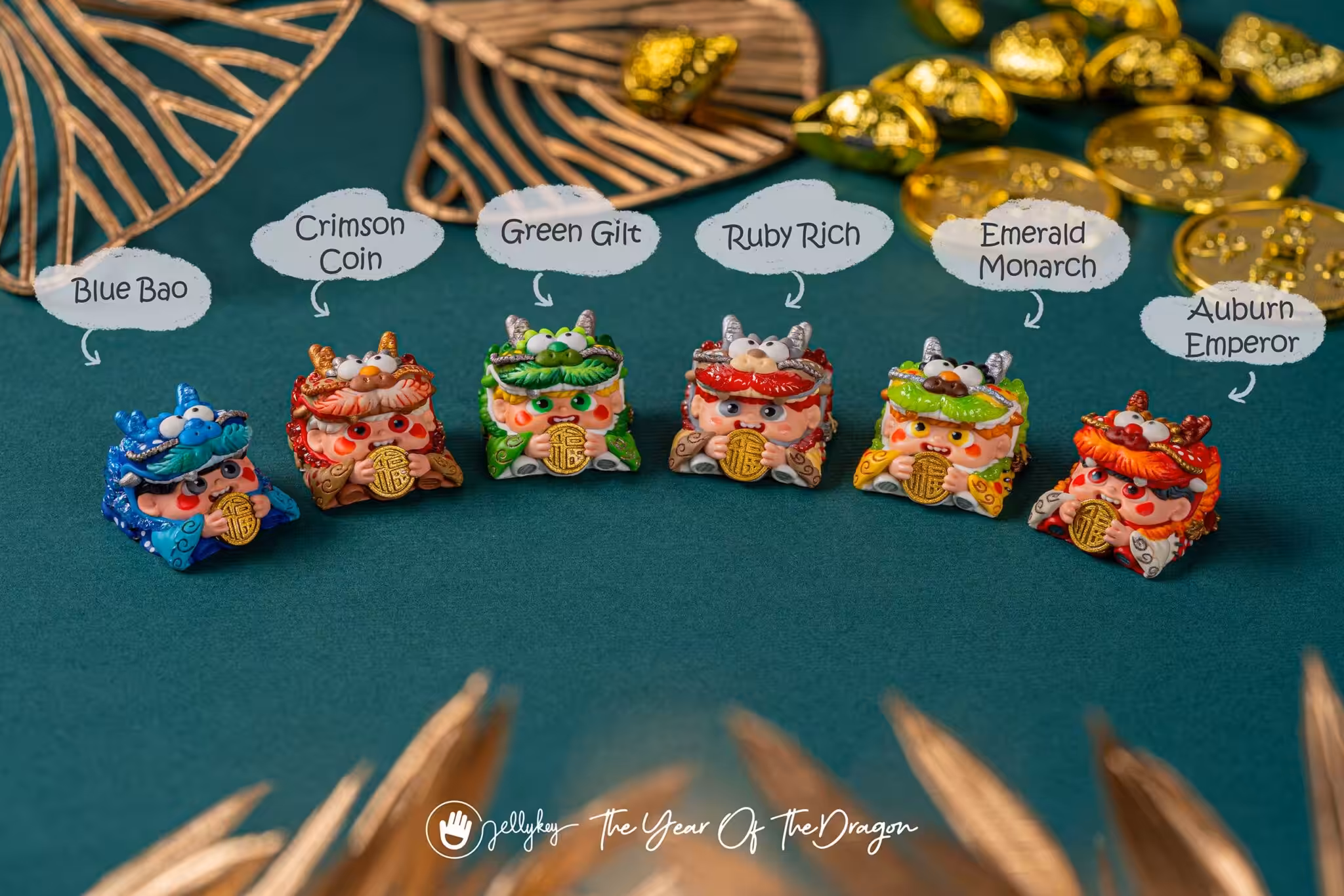 jellykey raffle custom keycaps the year of the dragon 231