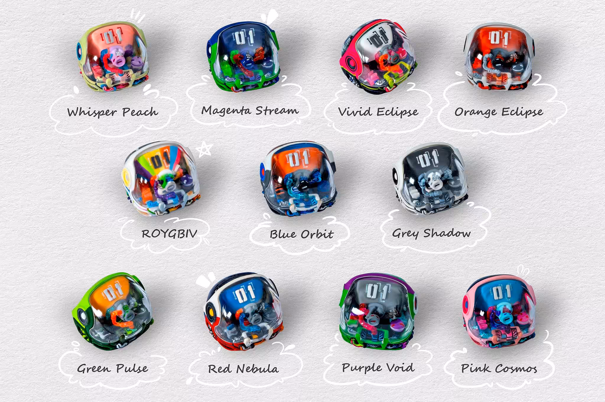 jellykey retrotv reimagined customs keycaps 325050