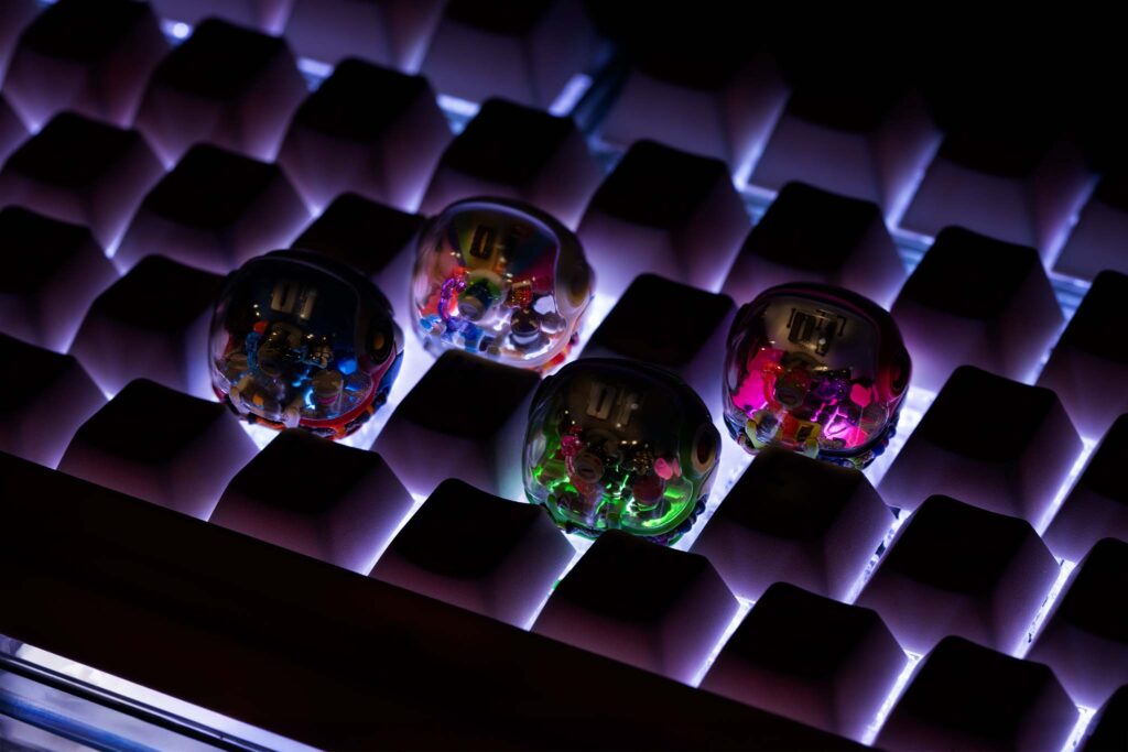 retro tv classics reimagined artisan keycaps