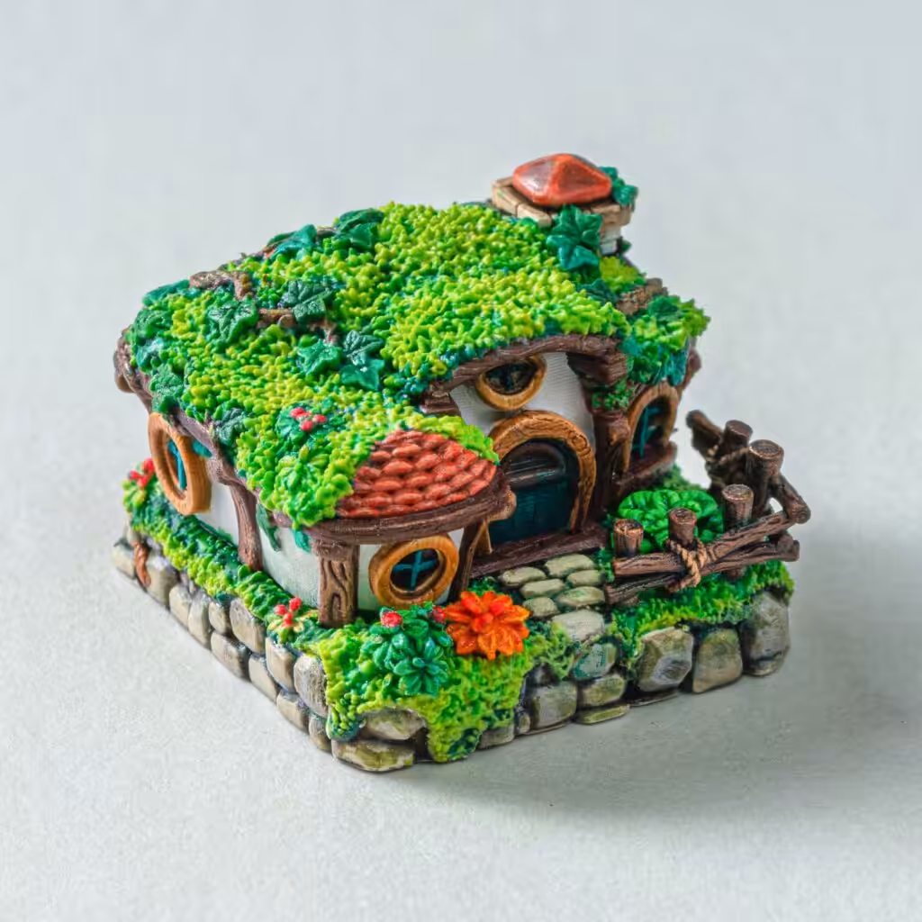 timber haven peaceful corner artisan keycaps