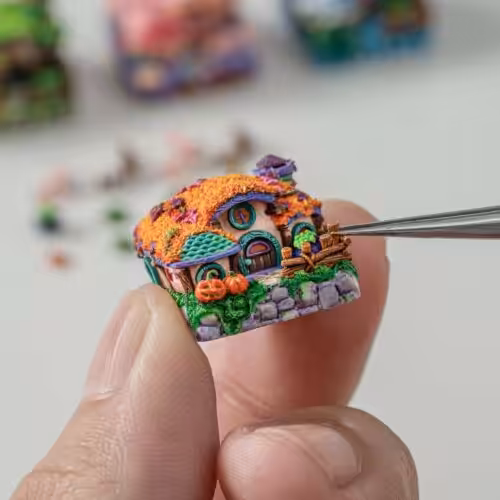 jellykey new timberhaven customs keycaps 5345