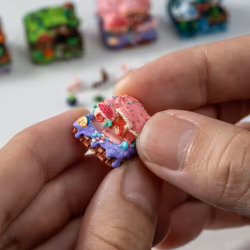 jellykey new timberhaven customs keycaps 5356