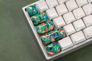 jellykey dragon eden ethereal runes customs keycaps k016