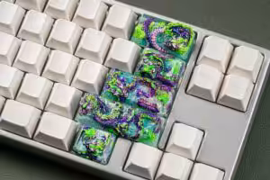 jellykey dragon eden ethereal runes customs keycaps k054