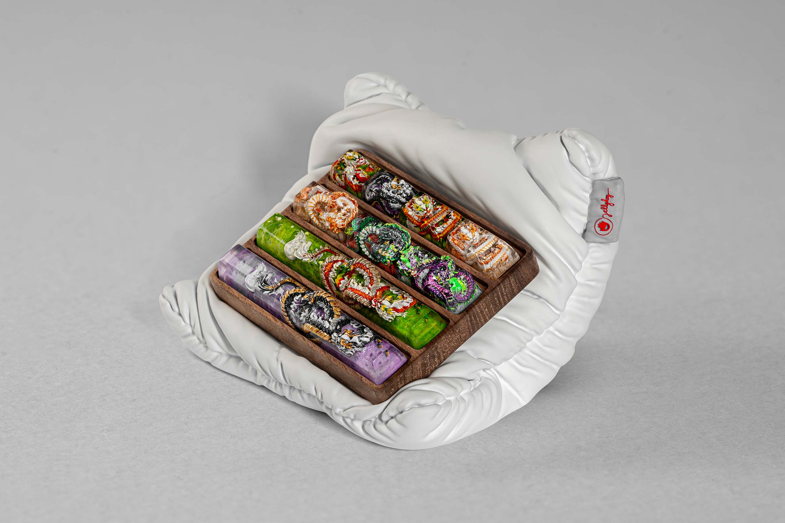 jellykey dragon eden ethereal runes customs keycaps p007