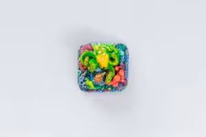 jellykey new coral custom keycaps 043