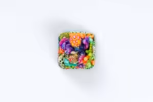 jellykey new coral custom keycaps 044